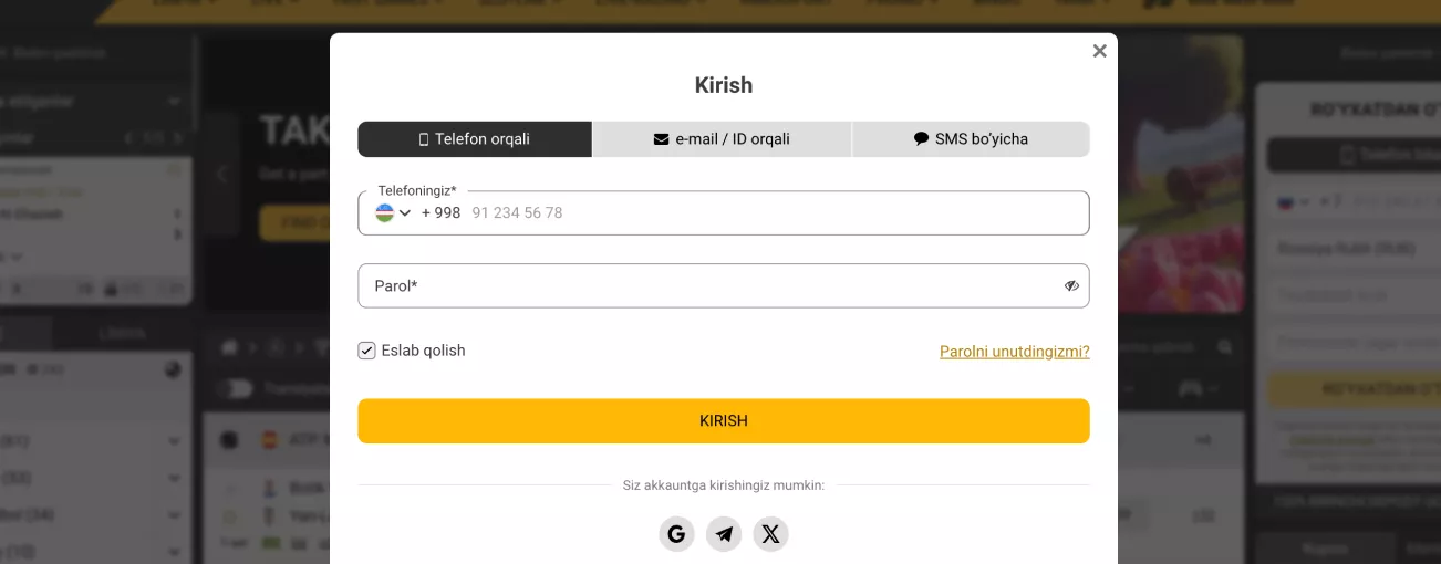 Входа в аккаунт Melbet казино